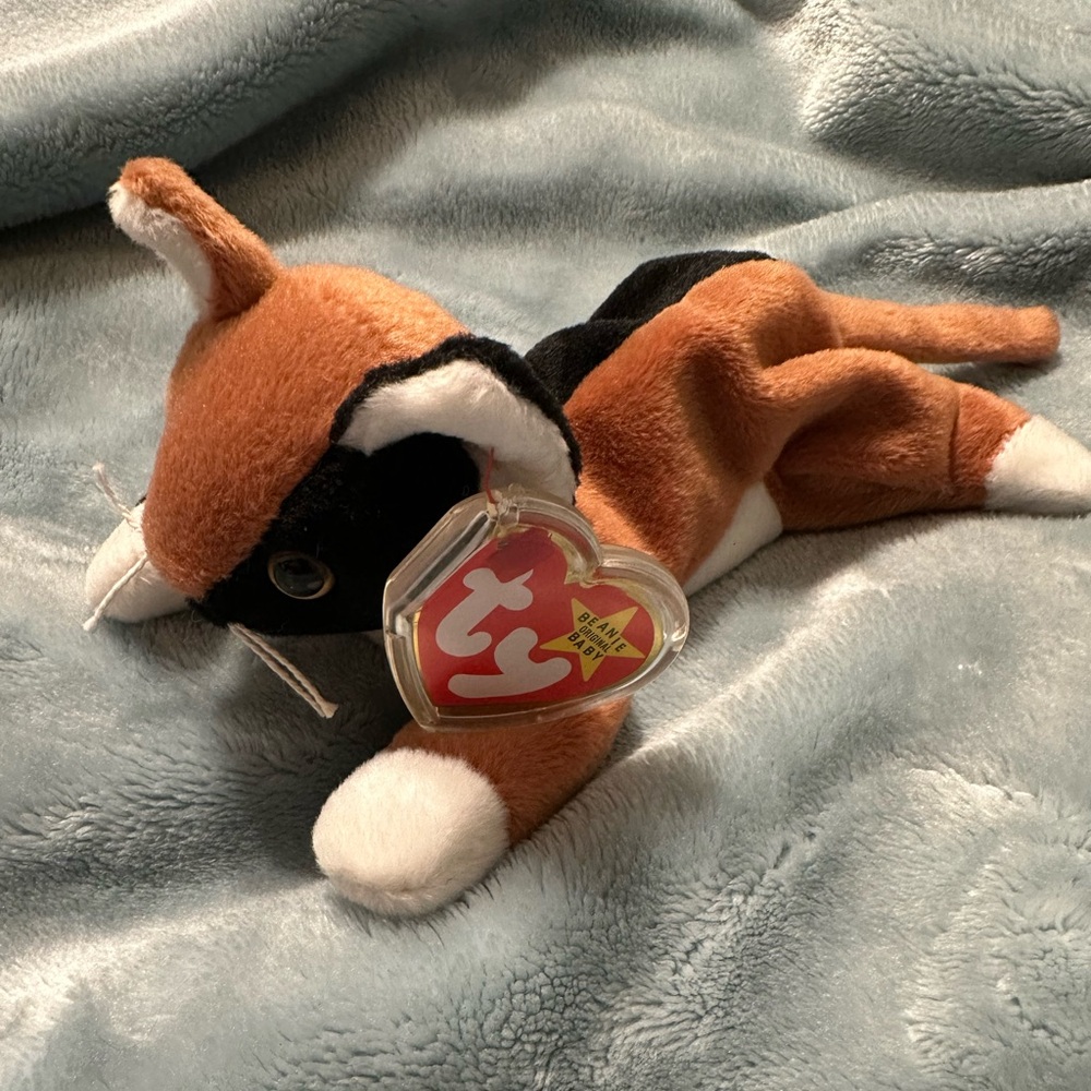 TY Beanie Baby Calico Cat Plush